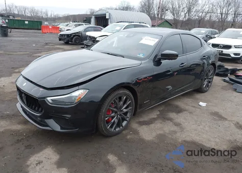 2020 Maserati Ghibli S Q4 Gransport z USA, uszkodzony, nr VIN ZAM57YTS3L1350388